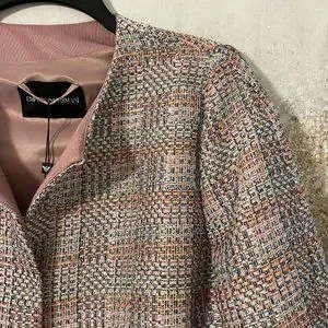 ジャケット・アウター \"EMPORIO ARMANI\" tweed coat Lurex tweed jacket | Emporio Armani